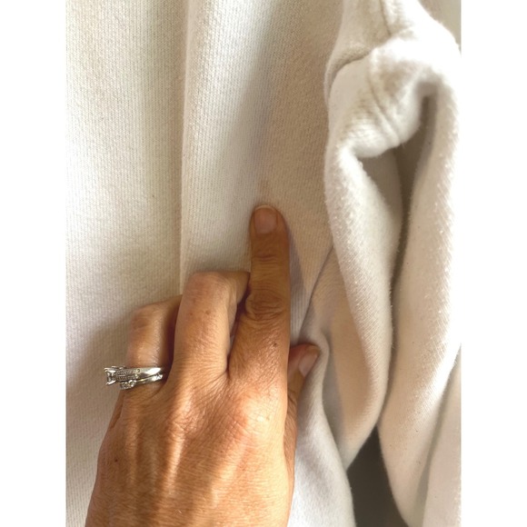 Vintage Reverse Weave White Champion Sweatpants M Comfy Casual Basic Activewear - Picture 4 of 14